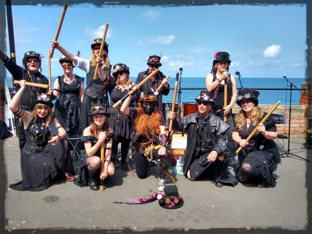 Yorkshire Day on Sunday and we're going to Sewerby Hall at Bridlington with shows and songs 10.30, 12 and 1.15. We'd love to see you there. Steampunk meets stately home. Great! #Morrisdance #steampunk