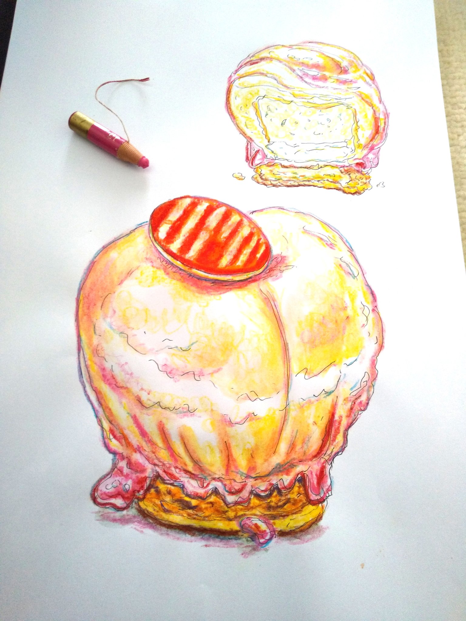 تويتر ギャラリーねこい 4月日亀田イオンカルチャースクールで水彩色鉛筆塗り絵教室をします على تويتر 今月描いた絵を晒そう 今月は地元のイベント用風鈴の絵付けが100個と 大量にあったので児童館用のぬりえはあまり作れず 来月はもう少しストックを