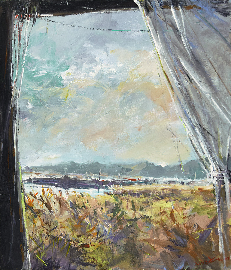 [그림은 포털아트] 을숙도 *10F(45.5cm x 53cm)* 캔버스에 아크릴 2013 - 김용대(대한민국미술대전 우수상 수상작가) porart.com