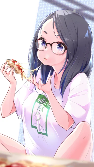 #ksonART 
んんん!!🍕 