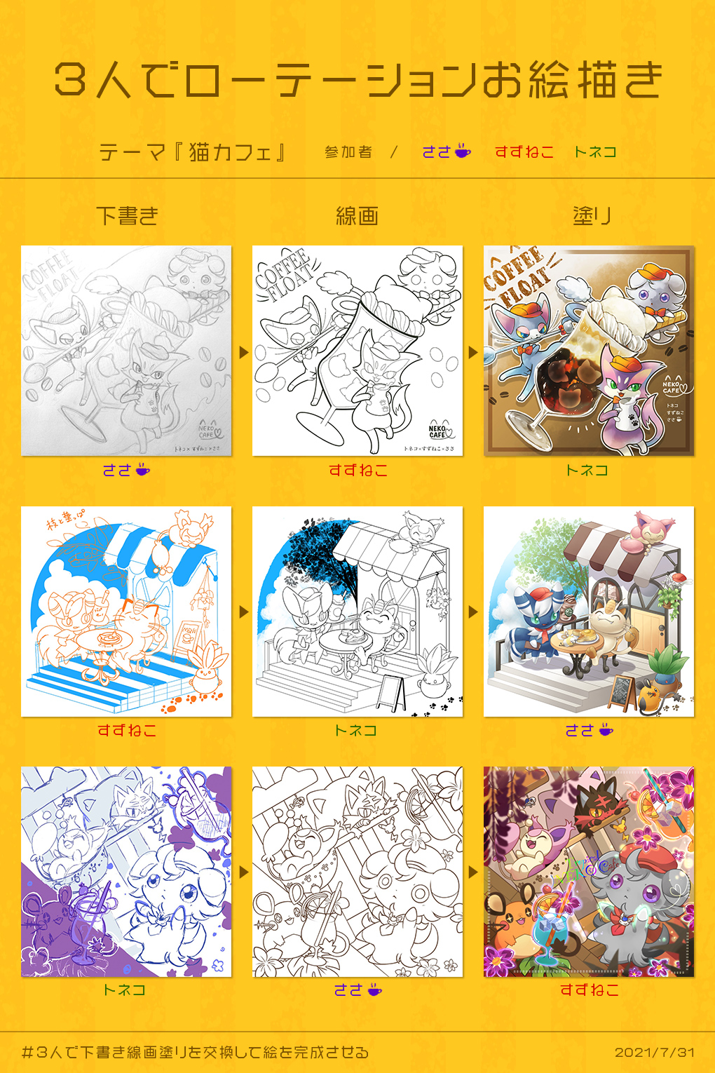 絵画 プーさんのラフ画③ 絵画 プーさんのラフ画③