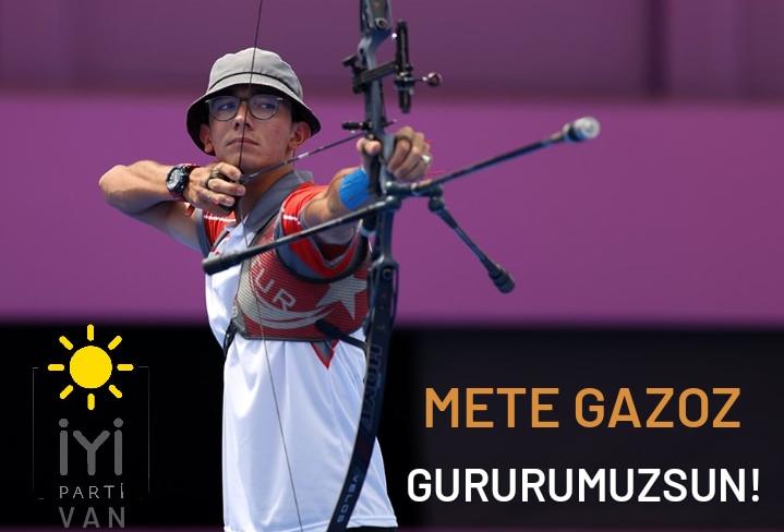 Alkışlar Olimpiyat Şampiyonu Mete Gazoz için👏👏👏
Altın madalya kazanarak ülkemizi gururlandıran, marşımız eşliğinde bayrağımızı göklerde dalgalandıran milli okçumuz #MeteGazoz'u yürekten tebrik ediyoruz. 🇹🇷🥇