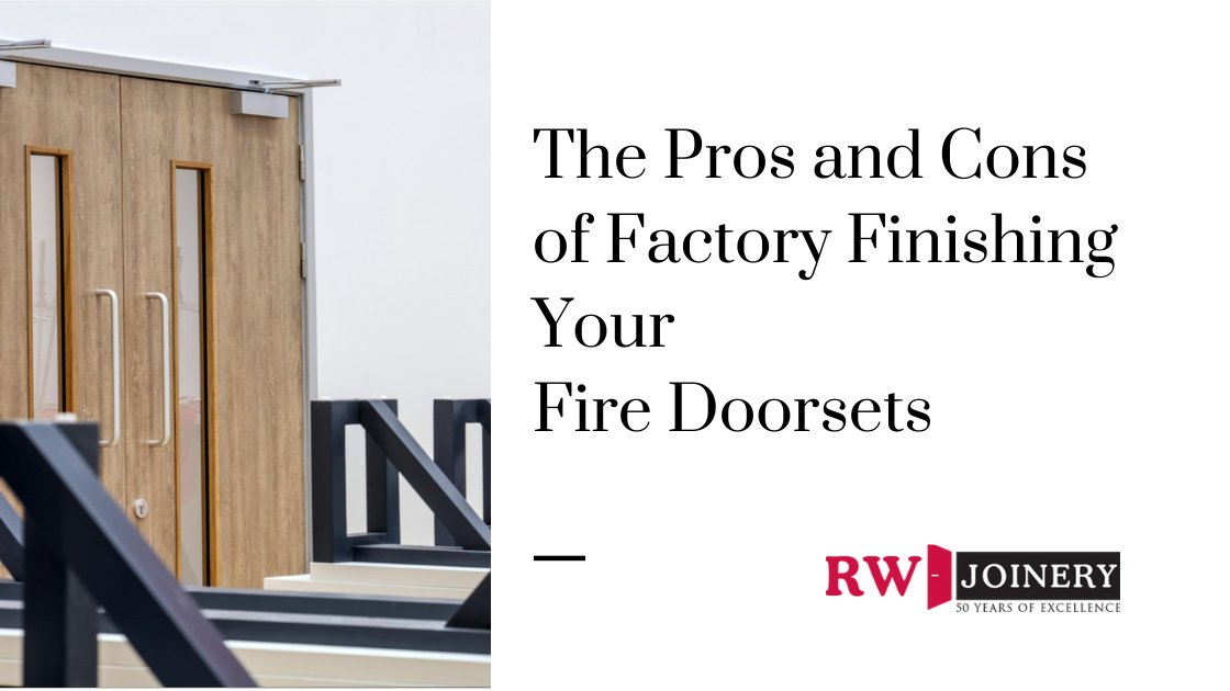 Factory finishing your doorset… Can you afford not to? 

bit.ly/3ltJOFj 

#doorspecialist #doorsets #sitejoinery #joinerycontractor #commercialjoinery #firedoorsafety #doors #doorsupplier #commercialdoors #timberdoors #fireprevention #qmarkfiredoor #firedoormanufacture