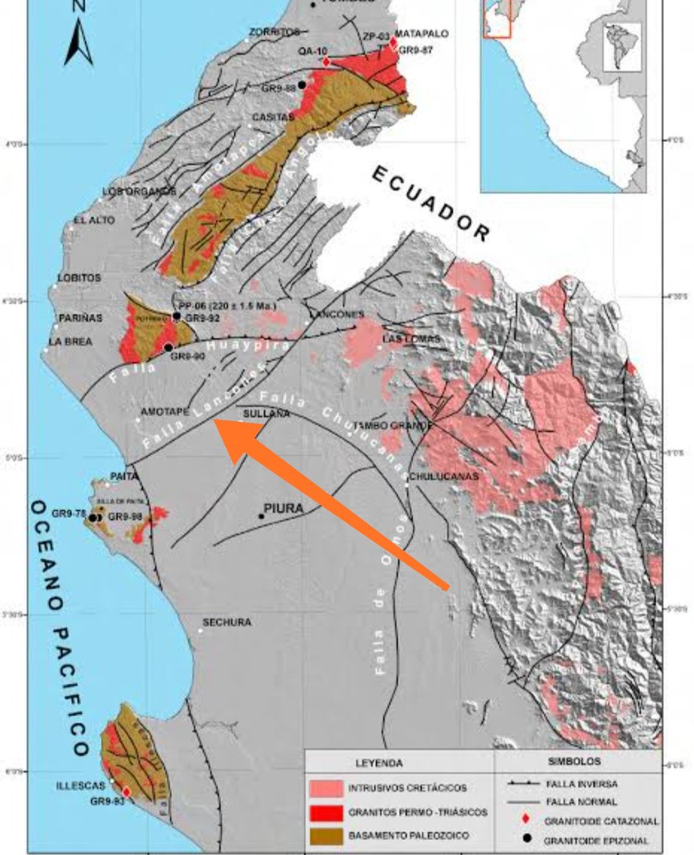 YasirPeru's tweet image. El terremoto de 6.1 ocurrido ayer en Sullana, Piura; puede haber activado la Falla Geológica Lancones, más que la Falla Chulucanas. Las réplicas pueden continuar hasta el reacomodo. Tomen sus medidas de seguridad.

#Sismo 
#Temblor
#TemblorPiura