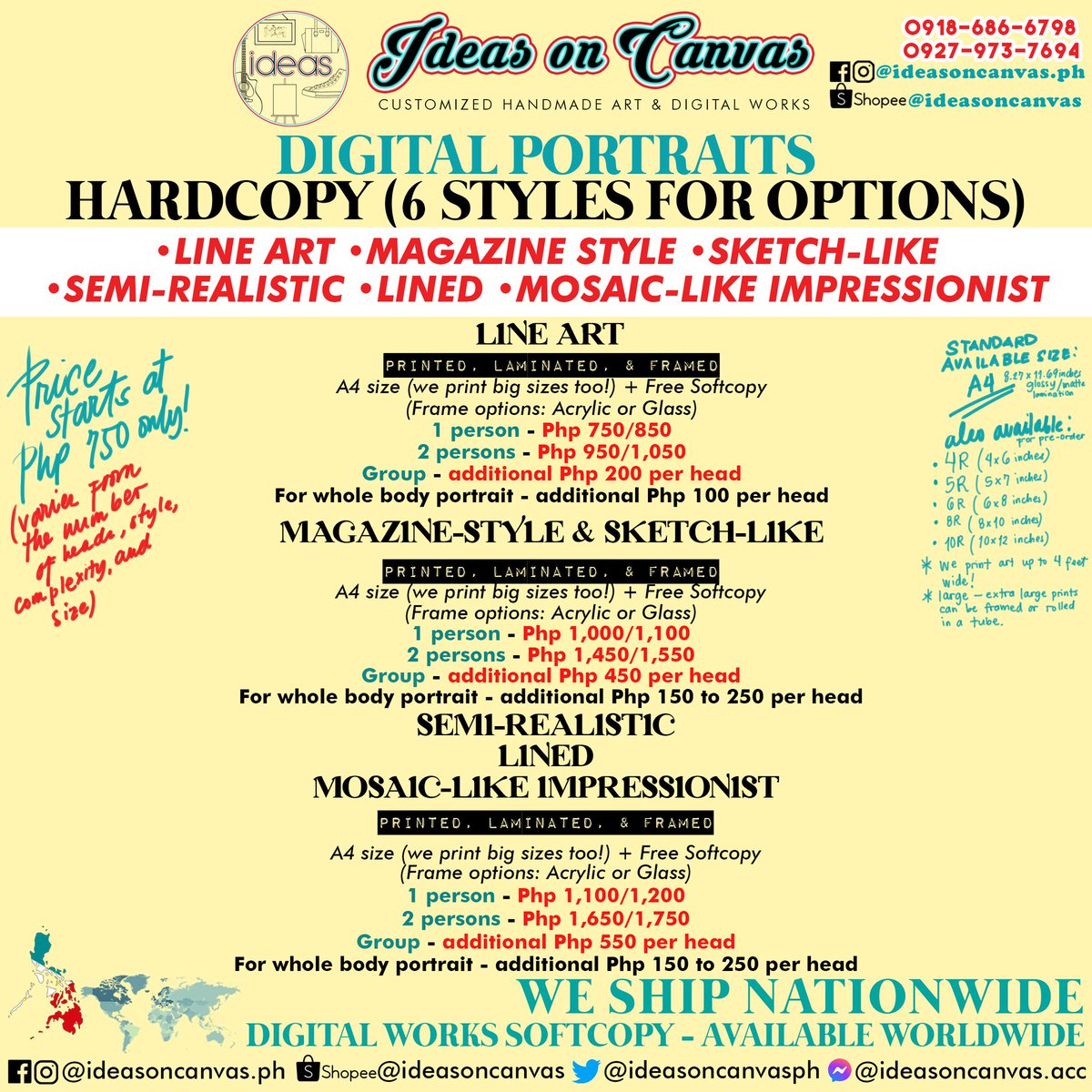 ideasoncanvasph's tweet photo. Digital Portraits Hardcopy Pricelist https://t.co/TT9ozFUGxR