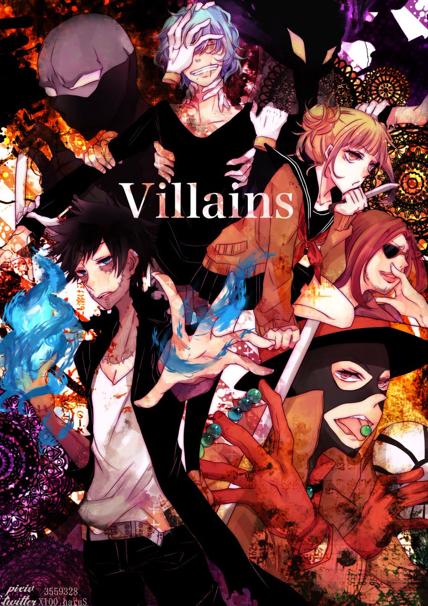 ヒロアカ 私が書いた最強のヒロアカ ヴィラン連合 ひゃくのイラスト