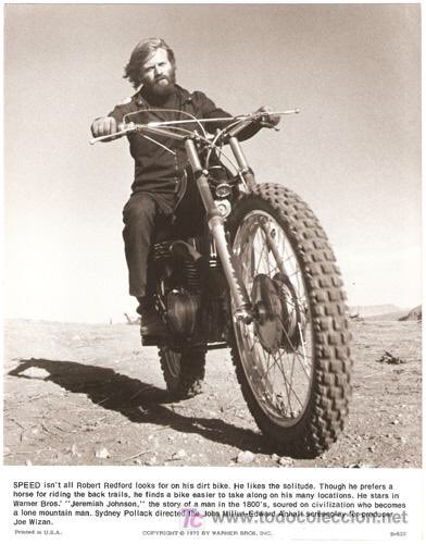 MotoCebollots1's tweet photo. Robert Redford #JeremiahJohnson #Oldstyle #Dirtybikes https://t.co/Fq7eIIC209