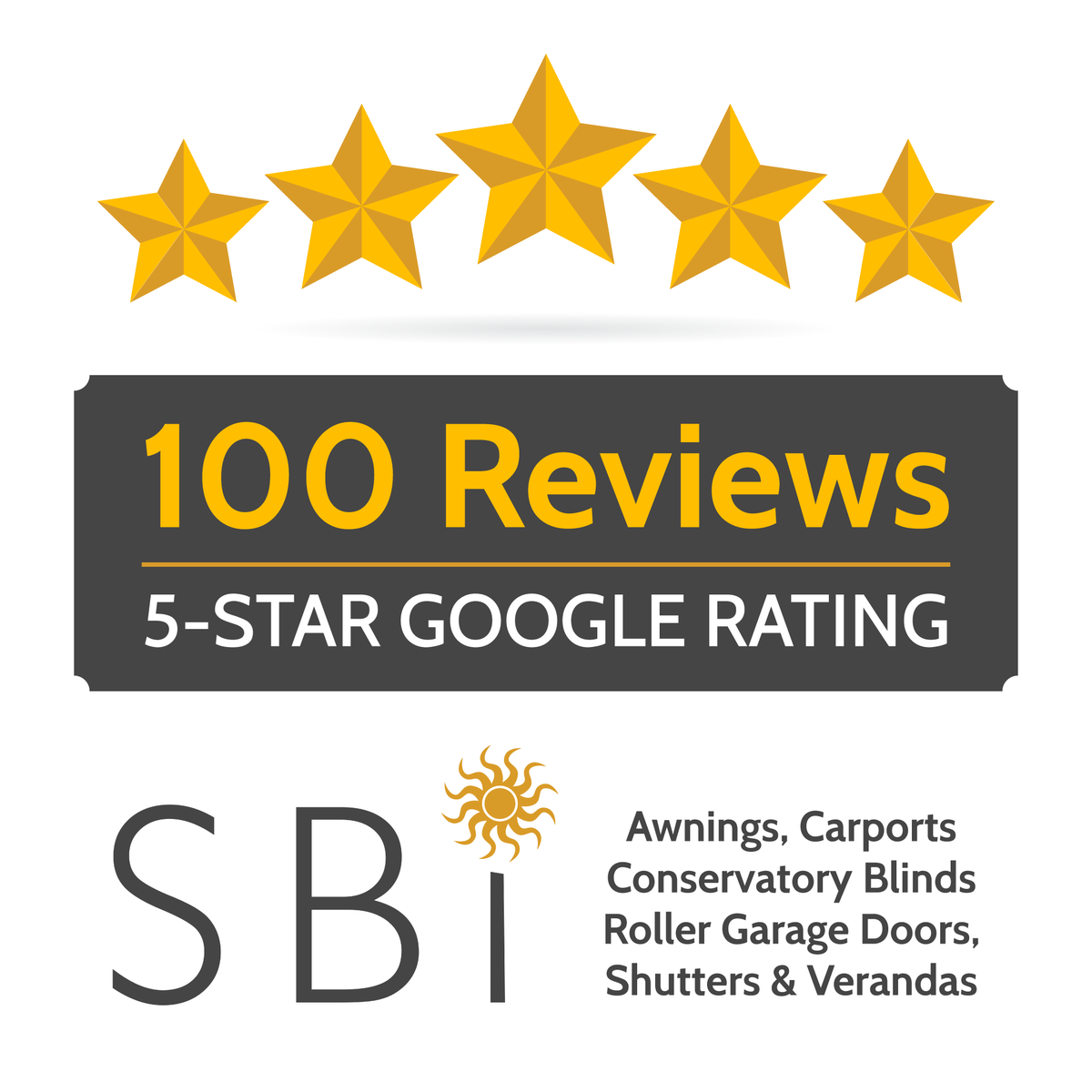 SBI_Products's tweet photo. 100th 5 STAR Google review! 🎉

Congratulations to the SBI (Sunblinds Installations team) 👏

"Michael and his Team replaced the motor on my patio awning yesterday.  all done cheerfully - thanks boys" 

Contact us for your next project https://t.co/JwFsA7Yl9z https://t.co/NrWT4Jqctw