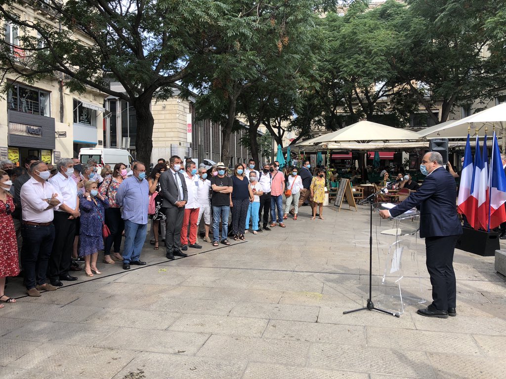 « Nous devons retrouver les chemins de l’espérance et du rassemblement des forces de progrès, en fidélité à Jean Jaurès, en fidélité à nos idéaux » @MDelafosse lors de la cérémonie d’hommage à #JeanJaures