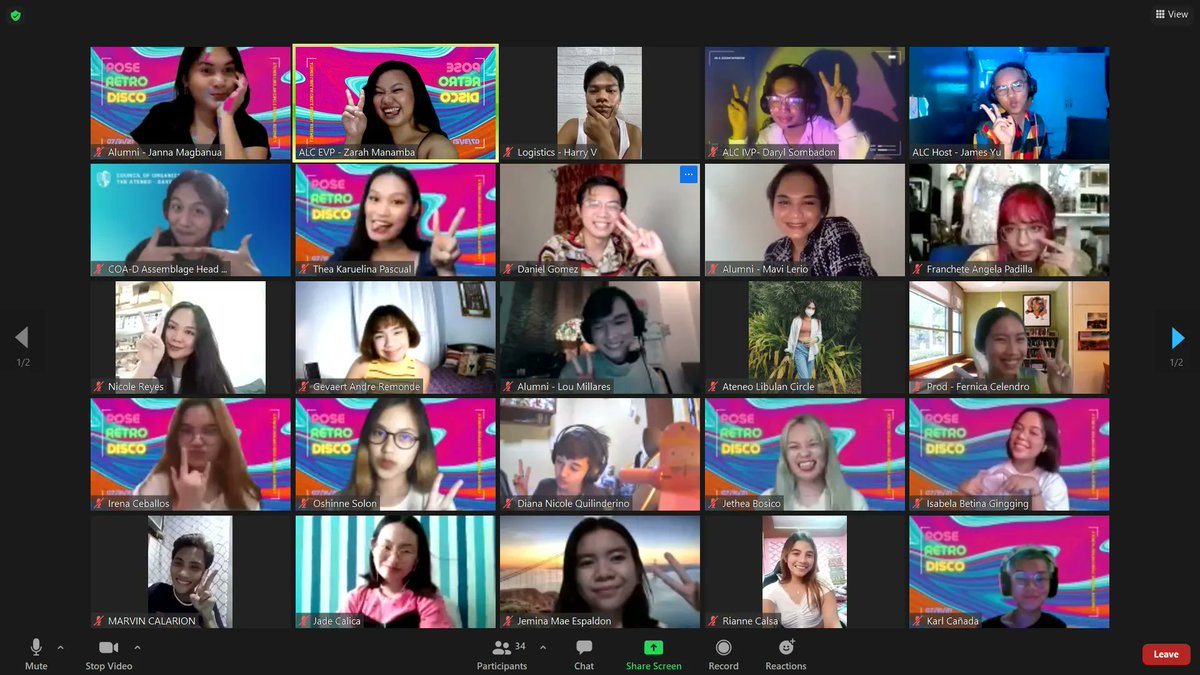 AdDULibulan's tweet photo. The Ateneo Libulan Circle's 1st Online General assembly with the theme "Pose, Retro Disco" - Celebration of colors has officially ended.
But the circle's advocies to wave the flag with pride continues!
See you on our next recruitment and events in the future ๐โจ
#OneIncolor https://t.co/3ITPe9sD1X