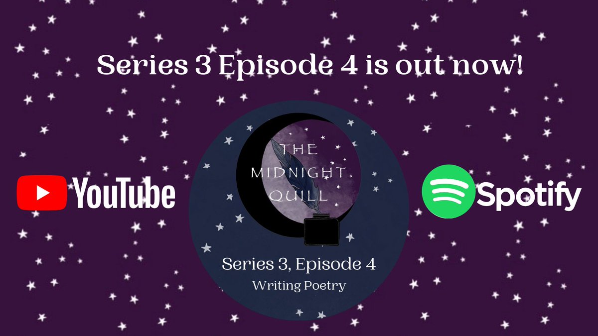 Have you listened to our third series yet? Episode 4, all about writing poetry with poets <a href="/maisyosbon/">Maisy Osbon</a> and <a href="/sherlock_speare/">No longer on this hellscape.</a> is out now!
#podcast #spotifypodcast #writingpoetry #poetry