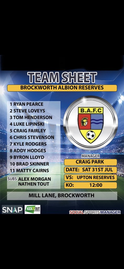 BrockAlbionRes's tweet photo. #gameday Brockworth Albion res v Upton at Leonard’s res @ mill lane 12 o’clock KO https://t.co/VEcm8ii7J4