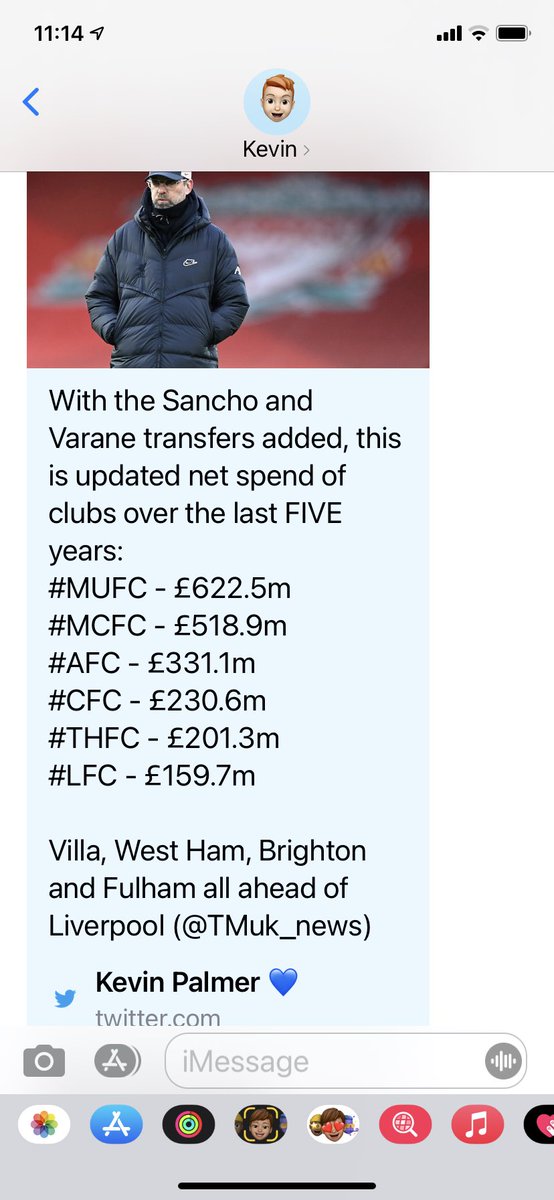 Realaldo474's tweet image. 😳Now I didn’t know that!!I knew it was low but shows what a great manager we have.ynwa