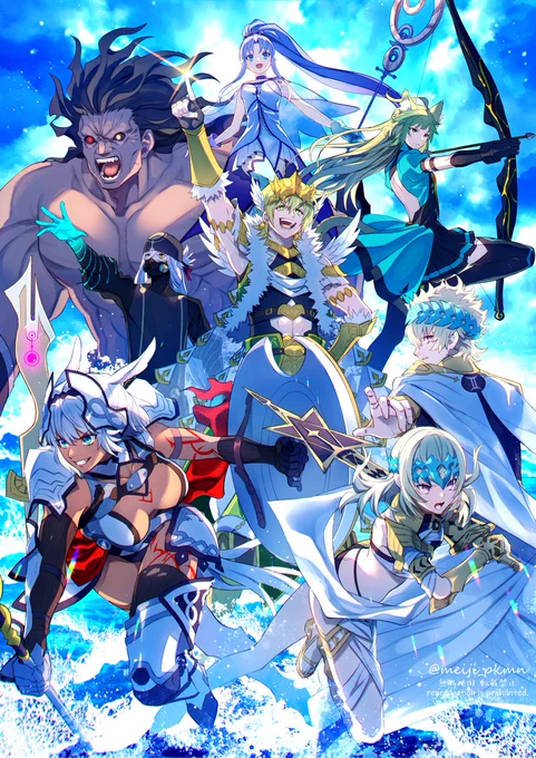 改めましてFGO6周年おめでとうございます!(2枚目はイラコンで賞を頂いた絵) #FGO6周年 