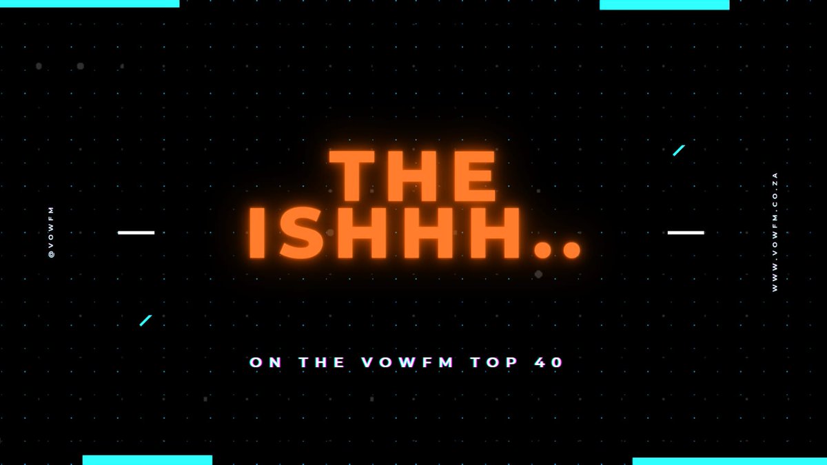 [Now on air] #VOWFMTOP40

Join <a href="/TroyRaju1/">Troy Raju</a> from 12:00-16:00

Chatting about the latest music news trends and Counting down the hottest chart! 🔥🔥

Tune in: 
vowfm.co.za 
88.1