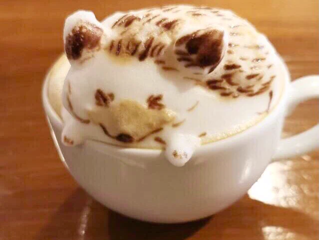 立体的な３Dラテアートが可能！？ラテアート専門カフェ！