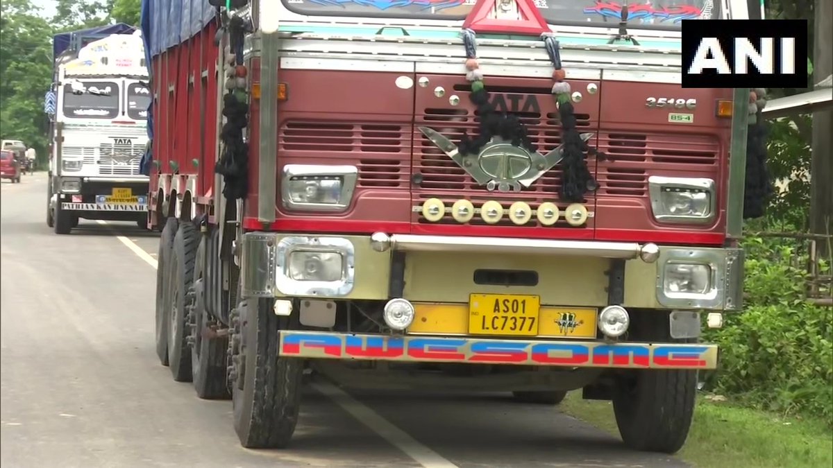 timesofindia's tweet photo. Assam | Daily lives of people in Silchar affected in wake of Assam-Mizoram border clash.

We're not in favor of the decision taken by the government. We make our sales in Mizoram and we have to cross the border. Its closure has led to revenue loss: Shahid Majumdar, a truck driver https://t.co/YGeF0UCyar
