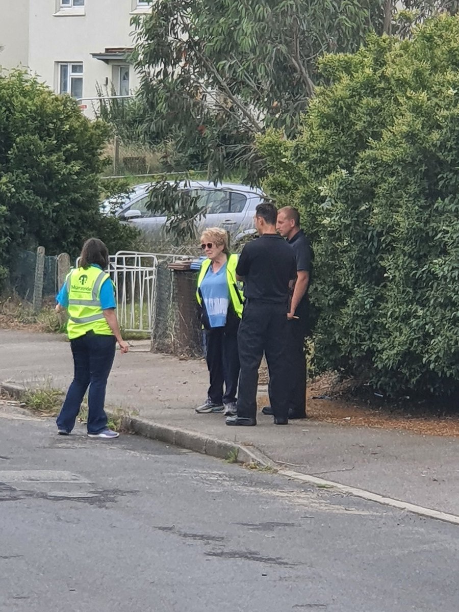 A really successful Big Clean-up  event organised by #MurraysideCommunityDevelopment supported by @SuffolkFire #IpswichEast & #PrincesStreet @messageismyname @Dalenunn4 #CommunityEngagement