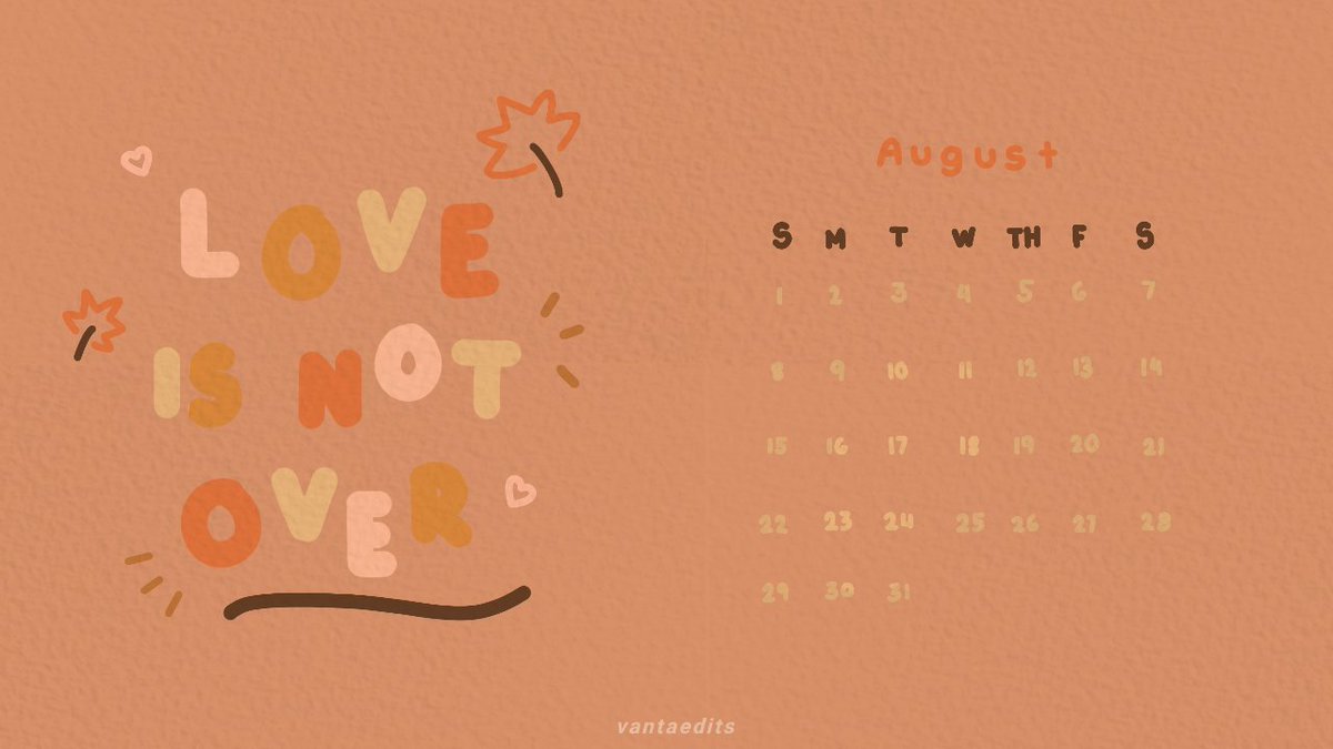 August 2022 Colorful Shapes Calendar Wallpaper  Sarah Hearts