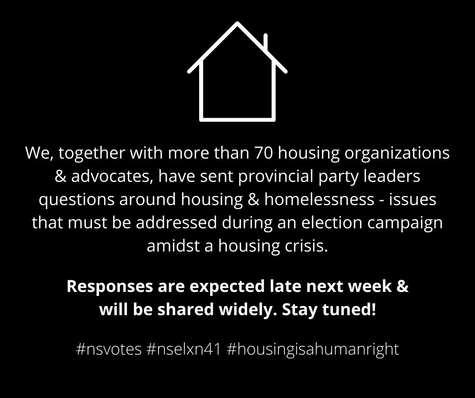 Affordable housing solutions must ensure that access to housing is a right, and not based on one’s ability to purchase in the market. Affordable housing must be regarded as a public good and controlled by the community. #nspoli #nsexln41 #housingisaright