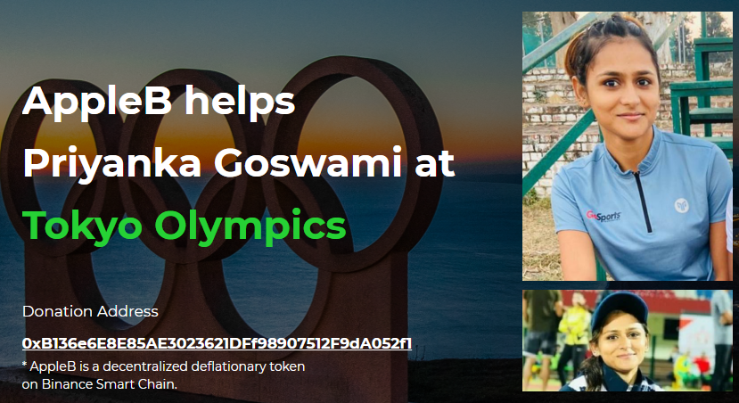 AppleBCommunity's tweet photo. AppleB community's fundraiser for #PriyankaGoswami just came out👇
 
💗https://t.co/jW4wf0aqEe💗

Join if you support this hard-working girl💪

Go, Priyanka! We look forward to your best performance at #Tokyo2020 #OlympicGames  #AppleBcheer4U https://t.co/zXxltHj1SZ
