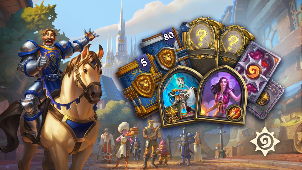 Thanks to <a href="/PlayHearthstone/">Hearthstone</a> I will be doing a Mega Bundle giveaways!

To enter:
▪️ Rt, Follow, Like <a href="/snglttrs/">sunglitters 🥔</a>

I'll also be doing a giveaway on my Twitch later today for my followers, so follow me there too! :)

twitch.tv/sunglitters