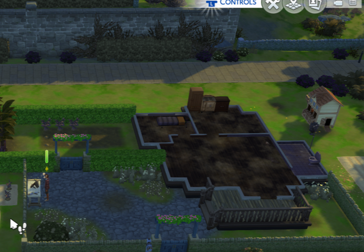 Dewdrop874's tweet photo. Latest sims progress slightly better house although not much still struggling but slowely getting $ to upgrade... The sim @little_ditsy   kindly made me to marry.. Although she's not too keen at the moment  And it wouldn't be my sims if I didn't have a fire or 2 lol https://t.co/vXRZq78A72