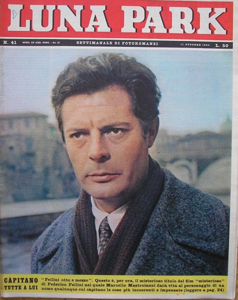polasein500cc's tweet photo. I film di Fellini sono come un Luna Park fantasmagorico, un circo scintillante: divertenti e tristi, con le belve, i domatori e la donna cannone. Come si fa ad annoiarsi?

Tullio Kezich

Copertina di “Luna Park” (1962) sulla lavorazione di “8 1/2” https://t.co/pDXLMIKTdo