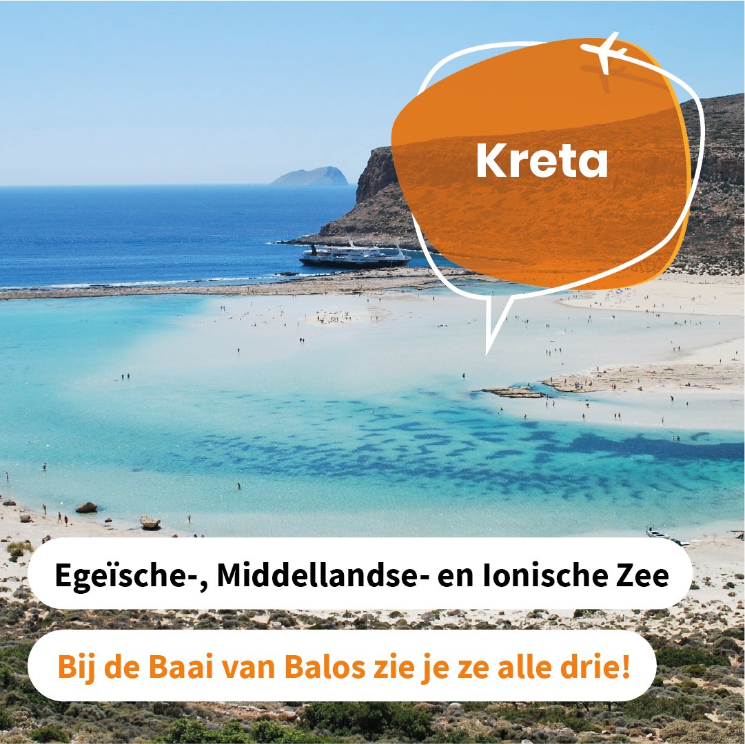 K R E T A 🇬🇷🌴🍸📸 Deze zomer én dit najaar vlieg je met Corendon vanaf onze luchthaven naar het Griekse eiland Kreta. Het eiland staat bekend om zijn zomerse temperaturen, gezellige dorpjes en natuurlijk de prachtige stranden. Met wie vlieg jij naar Kreta? 👇🏼
