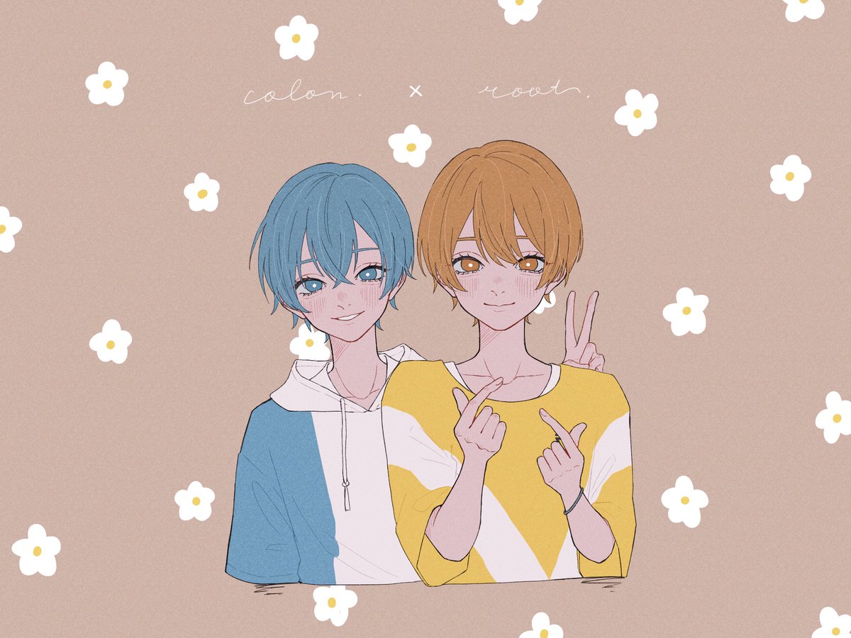 このるぅころの双子感が最高に可愛い ころんくん るぅとくん 𝐡𝐢𝐧𝐚𝐬𝐞 依頼再開のイラスト