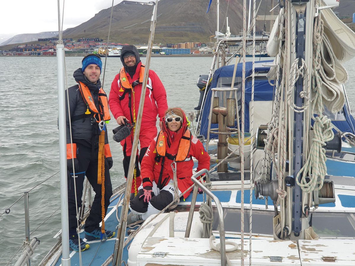 PolarquestOrg's tweet photo. Cast off! The #Polarquest2021 scientific expedition officially begins.
Today at 12.30pm, Best Explorer left Longyearbyen with its full crew aboard. #SavetheWhite https://t.co/MSPlYNoRUj