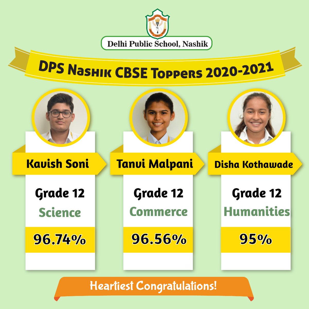 CBSE Grade12 results for the academic year20-21 were announced yesterday.Delhi Public School Nashik is proud to announce the results of our young learners as they have cleared the exam&amp;passed out with flying colours <a href="/DrPushpy/">Dr. Pushpy Dutt</a> <a href="/GRajgarhia/">Gautam Rajgarhia</a> <a href="/SiddharthRajga4/">Siddharth Rajgarhia</a> <a href="/minashikkar/">Nashik</a> <a href="/nashik_feed/">Nashik Feed 🤖</a>
