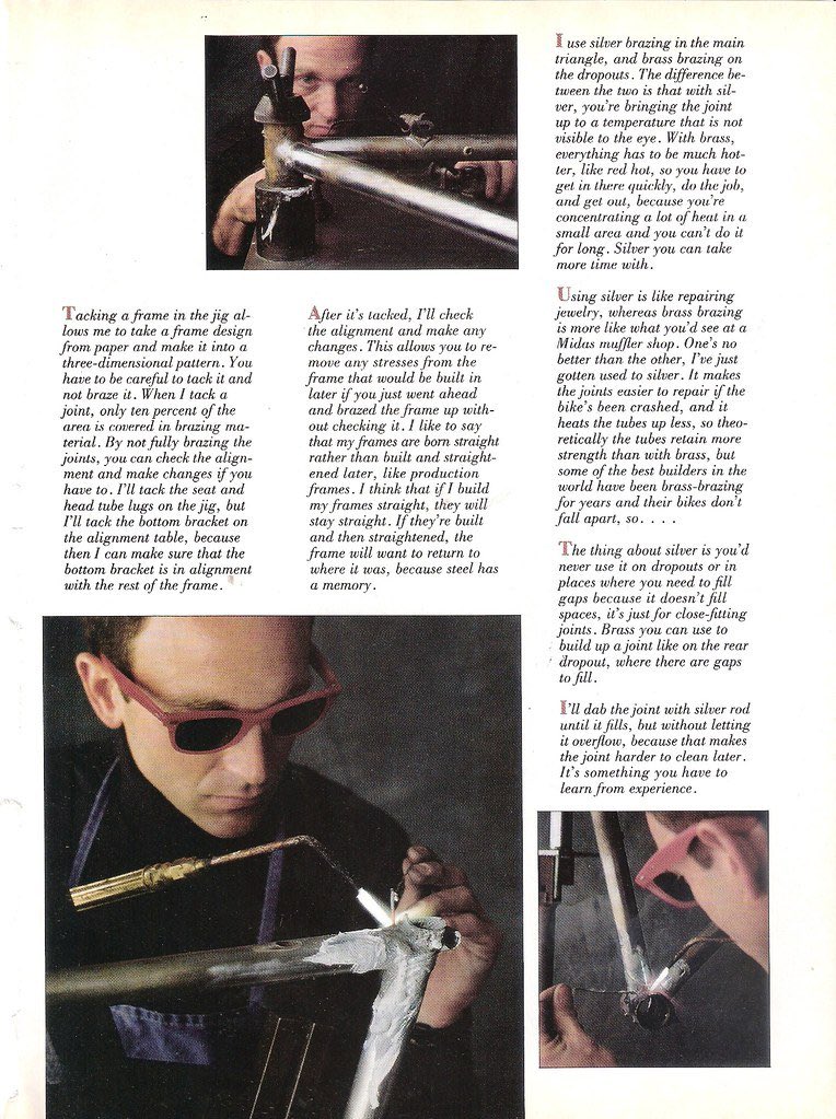 Kinkicycle's tweet image. The Master  #ATMO aka  @therichardsachs #framebuilding #bikelife #RichardSachs