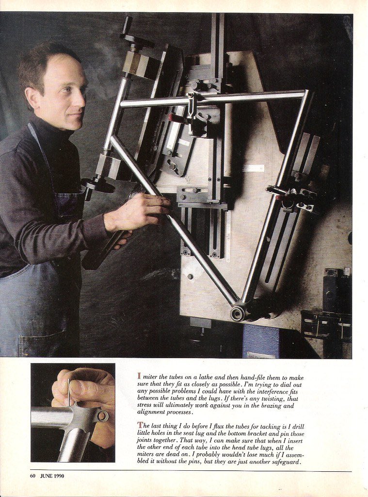 Kinkicycle's tweet image. The Master  #ATMO aka  @therichardsachs #framebuilding #bikelife #RichardSachs