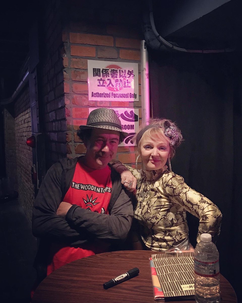 Woodentopsmusic's tweet photo. Good news. ‘You Make Me Feel’ tee is back into stock, size S to 3XL!
https://t.co/5D4e0DHgkg
#tb Rolo @Woodentopsmusic with lovely Tracy @PRIMITIVESband in Tokyo 2019, great look on model/artist Kailash x
#youmakemefeel #stopthiscar #thewoodentops #woodenfootcopsonthehighway https://t.co/yNfGSJcERe
