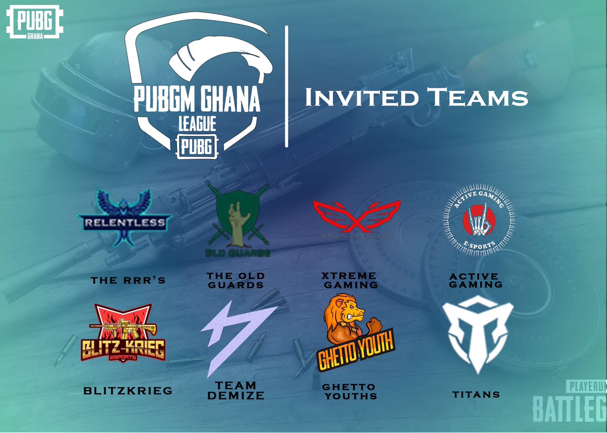 PUBGMOBILE_GH's tweet photo. It’s gradually unfolding! The battlegrounds are being prepared.
The teams are grouping in and the players loading their guns.

These are the invited teams to PMGL S1. https://t.co/bHneTMPANl