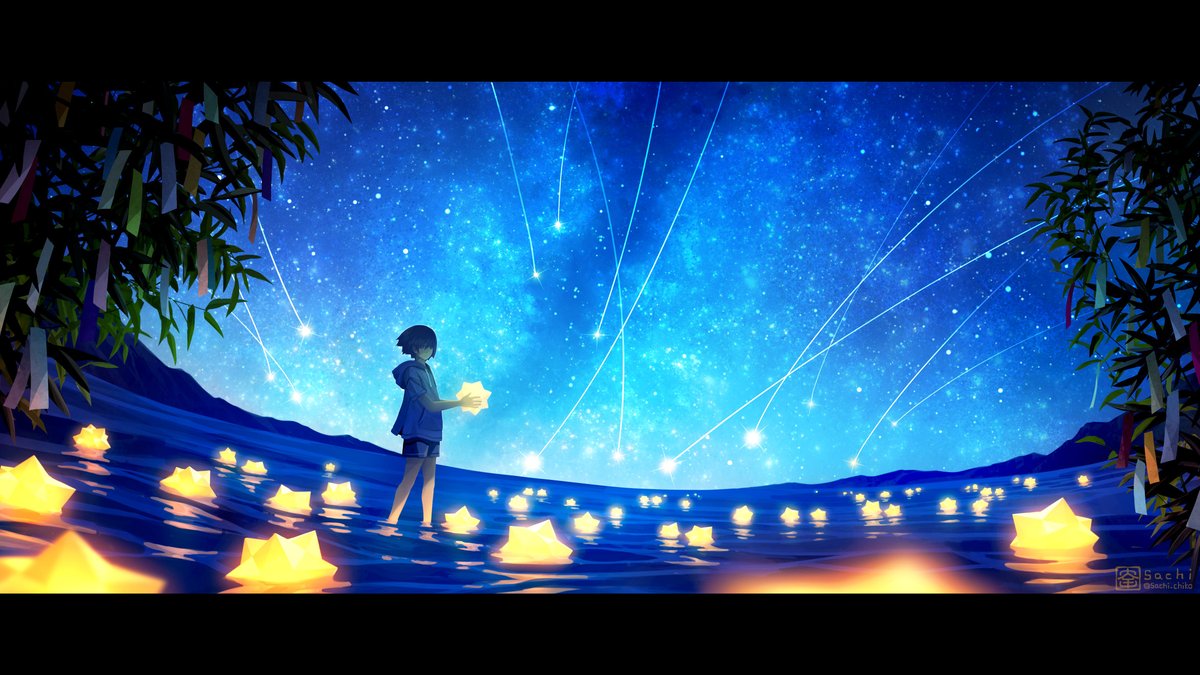 今月描いた絵を晒そう 今月は結構描けた気がします 夏らしい絵が多めです Sachiのイラスト