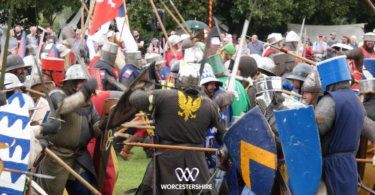 Step back into the 13th Centruy by visiting the <a href="/BoEvesham/">Battle of Evesham Festival & Battle Re-enactment</a> ⚔

With battle re-enactments, Grand Parade, musicians and demonstrations taking place there's something for all the family! And best of all, it's completely FREE!

7th - 8th August
Find out more: battleofevesham.co.uk