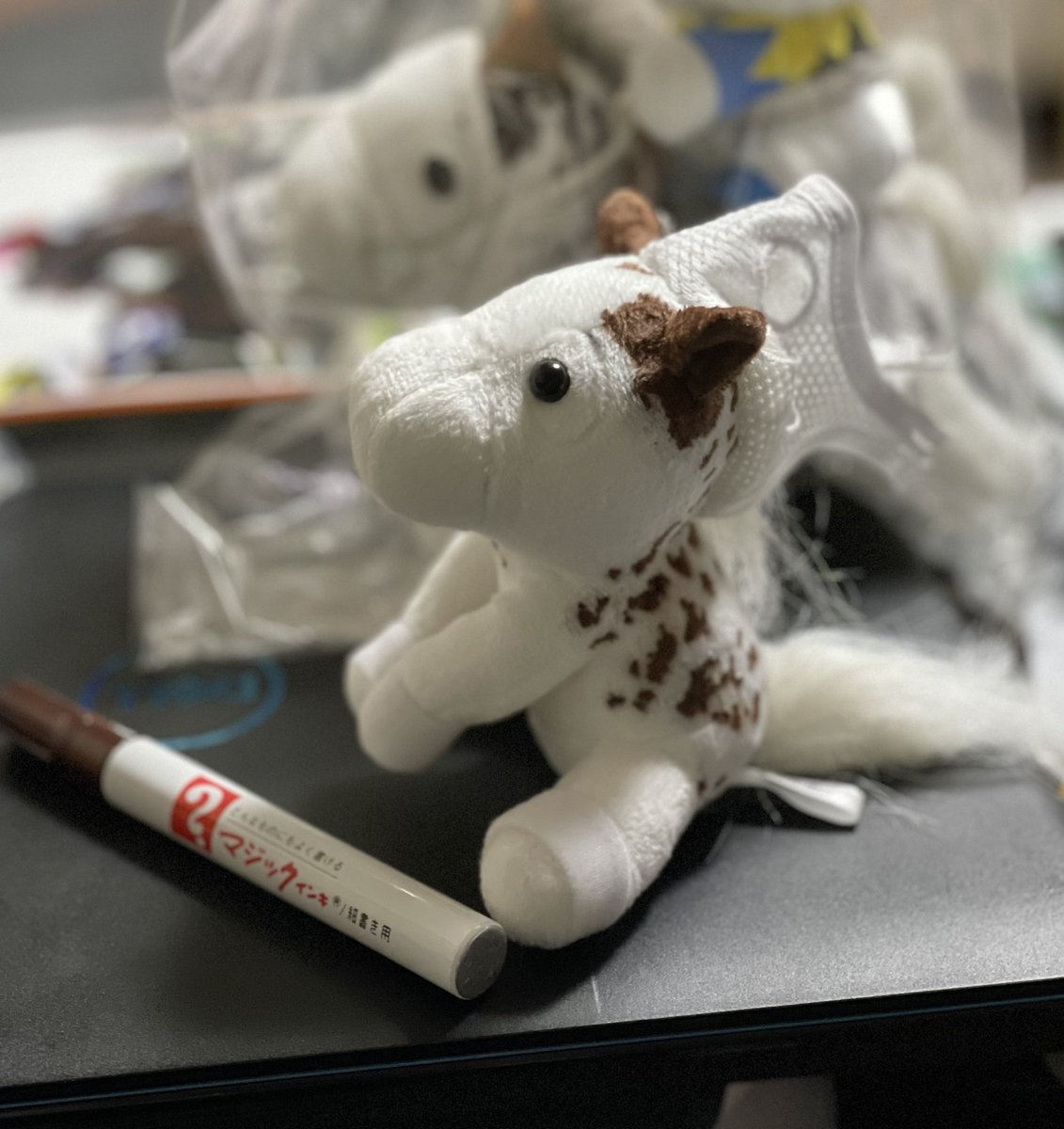 アイドルホースぬいぐるみソダシ　おまけ付き⇒缶バッチ・ブチコ アイドルホースぬいぐるみソダシ おまけ付き⇒缶バッチ・ブチコ