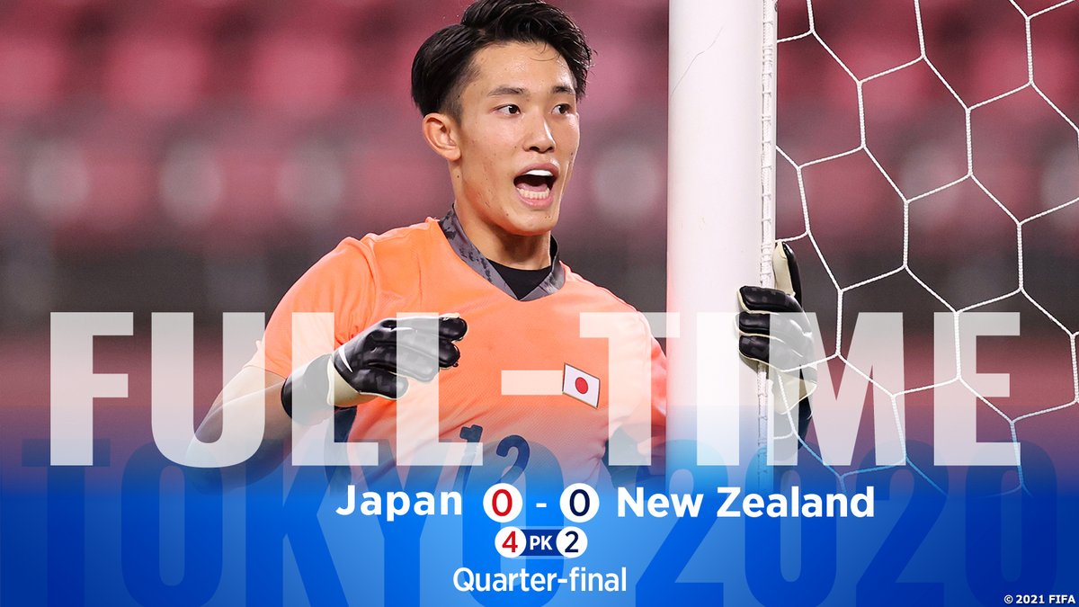 サッカー日本代表 試合終了 Tokyo 準々決勝 U24日本代表 0 0 Pk 4 2 U 24ニュージーランド代表 18 00ko Nhk総合にて放送中 T Co Dc8wcebmxg Jfa Daihyo サッカー T Co 7sli6tzl81