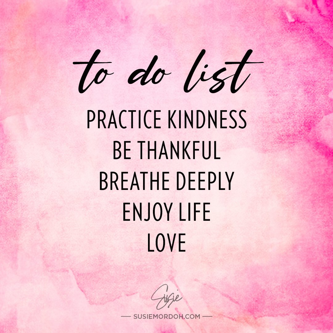 Here's your weekend to-do list! #feelthelove ❤️