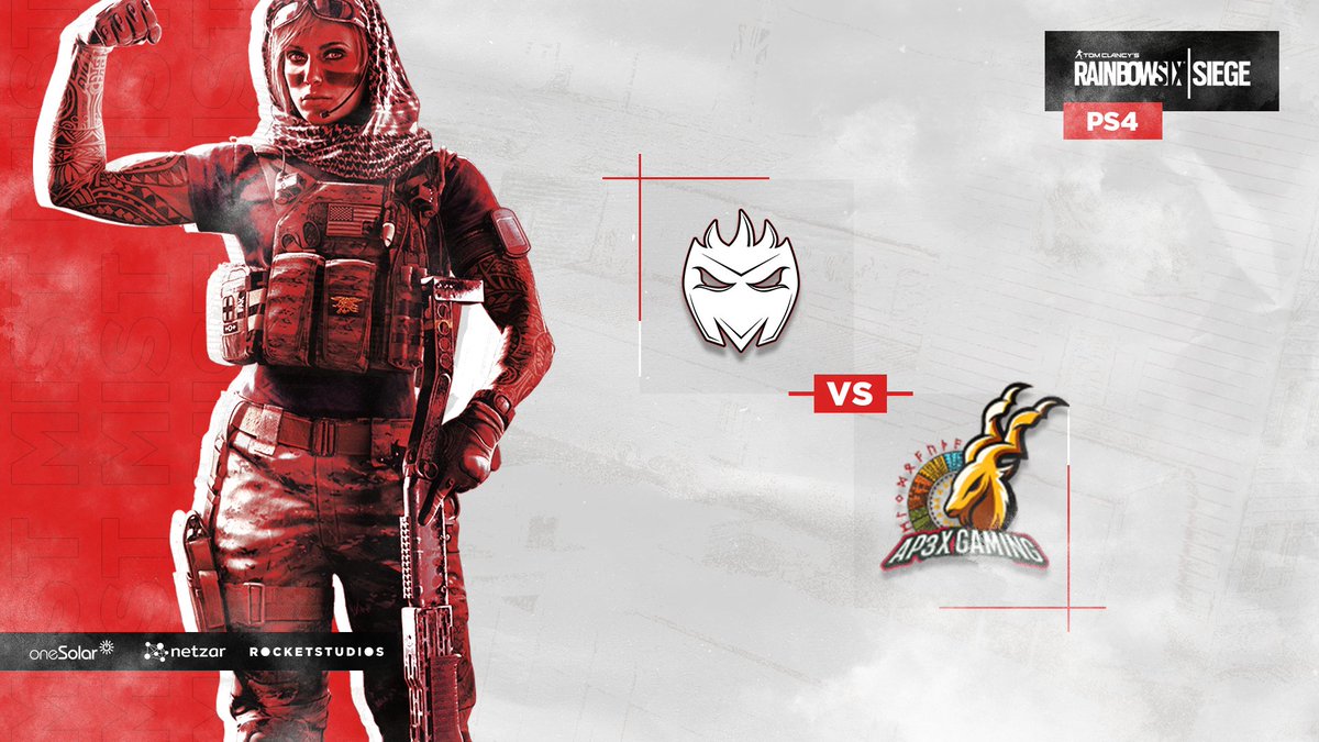 Round 3! | Mist #R6PS4 take on <a href="/AP3XGamingSA/">AP3X Gaming S.A</a> tonight in our third game in the @RavingMadGamerz Last Men Standing Premier Division Season 3!

GLHF!

🕗: 8 PM
🏆: @RavingMadGamerz 
🆚: <a href="/AP3XGamingSA/">AP3X Gaming S.A</a> 

<a href="/rocketstudiosza/">Rocket Studios</a> | <a href="/netzarcoza/">netzar Telecoms</a> | #oneSolar