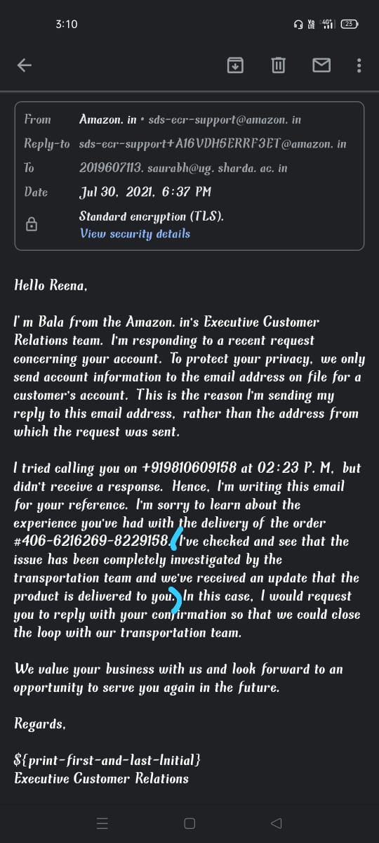 Bharats52486451's tweet image. Is this the reply we expect from your side ?We are in so much trouble with this issue and you are passing the judgement that we received our phone ?
If you can't help us that don't fake to be nice to us
#shame_on_amazon
#scambyamazon
#fraudbyamazon
@amazonIN 
@zeenews
@Uppolice