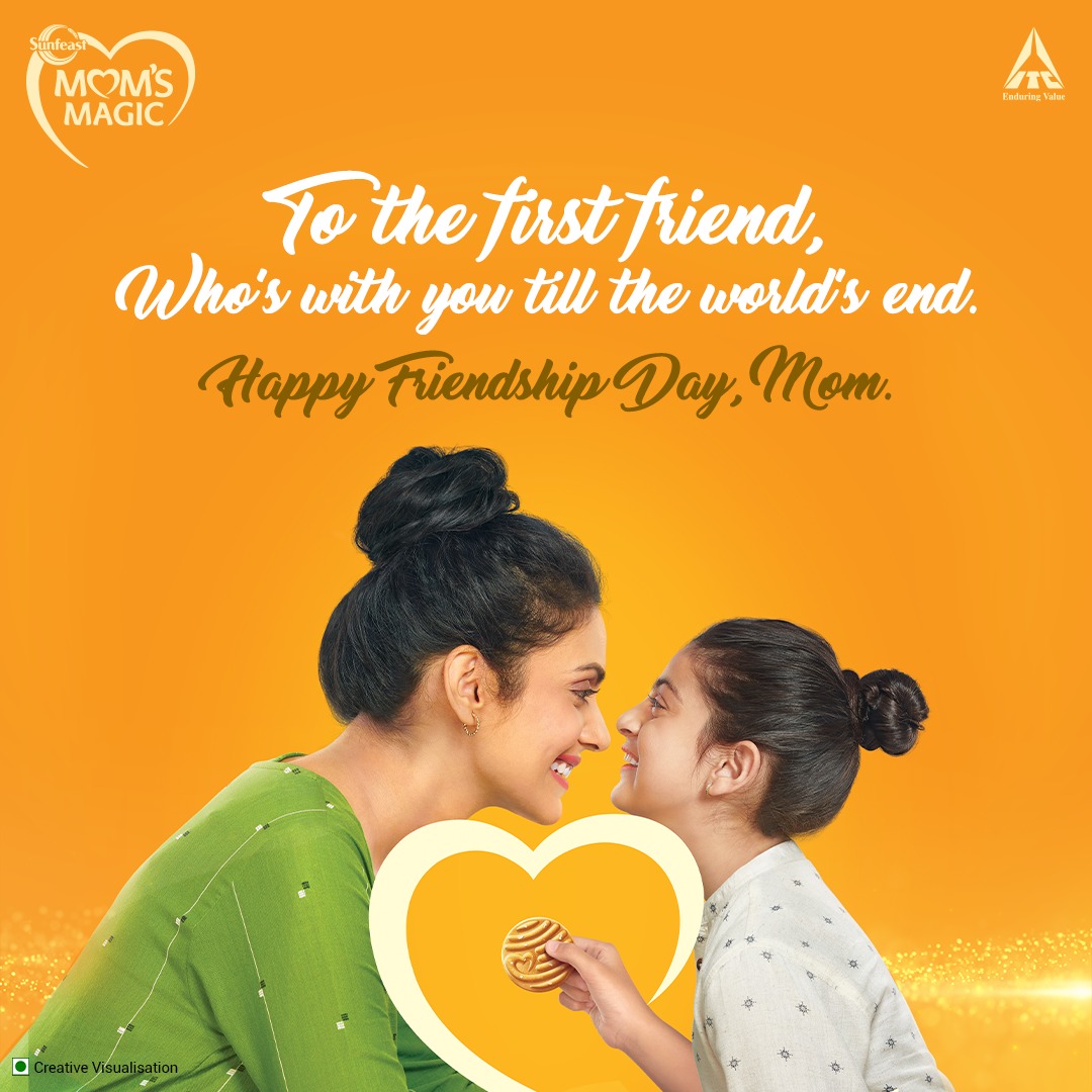 The magic of friendship is strongest when it comes straight from mom's heart. Celebrate Friendship Day with Sunfeast Mom's Magic and make it extra special. 

#Sunfeast #MomsMagic #FriendshipDay