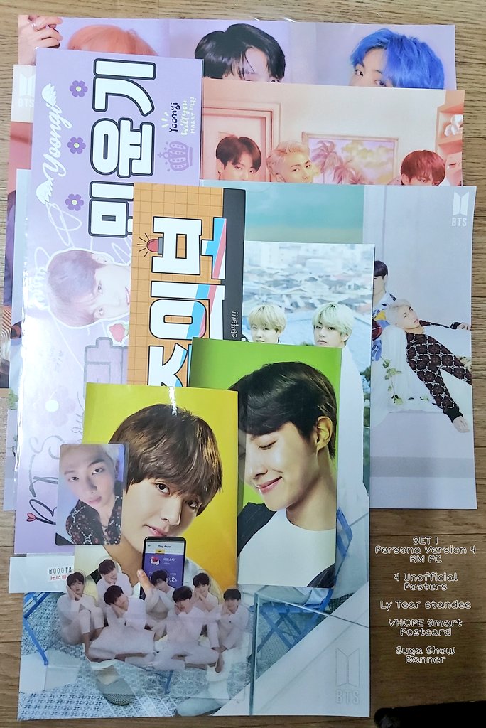 seoulmaeilph's tweet photo. THANK YOU GIVEAWAY

Each set contains an official photocard, 4 unofficial posters, ly tear standee, smart x bts postcard, and korean show banner. 3 winners will be randomly selected.

MECHANICS:
-Follow us, like, and RT
-Reply the set you want and mention 3 friends
-Ends: Aug 21 https://t.co/cKRTar3Iam