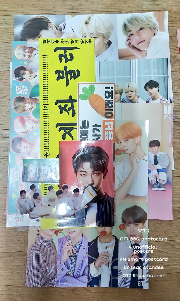 seoulmaeilph's tweet photo. THANK YOU GIVEAWAY

Each set contains an official photocard, 4 unofficial posters, ly tear standee, smart x bts postcard, and korean show banner. 3 winners will be randomly selected.

MECHANICS:
-Follow us, like, and RT
-Reply the set you want and mention 3 friends
-Ends: Aug 21 https://t.co/cKRTar3Iam