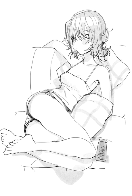 ラフに髪くくってるの好き 