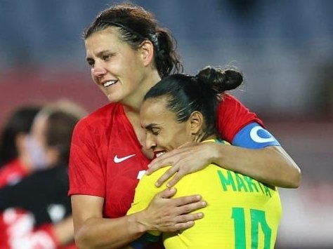 NWSL's tweet photo. 🐐🐐

(via Amr Abdallah Dalsh/Reuters) https://t.co/9t5YPAGmYG