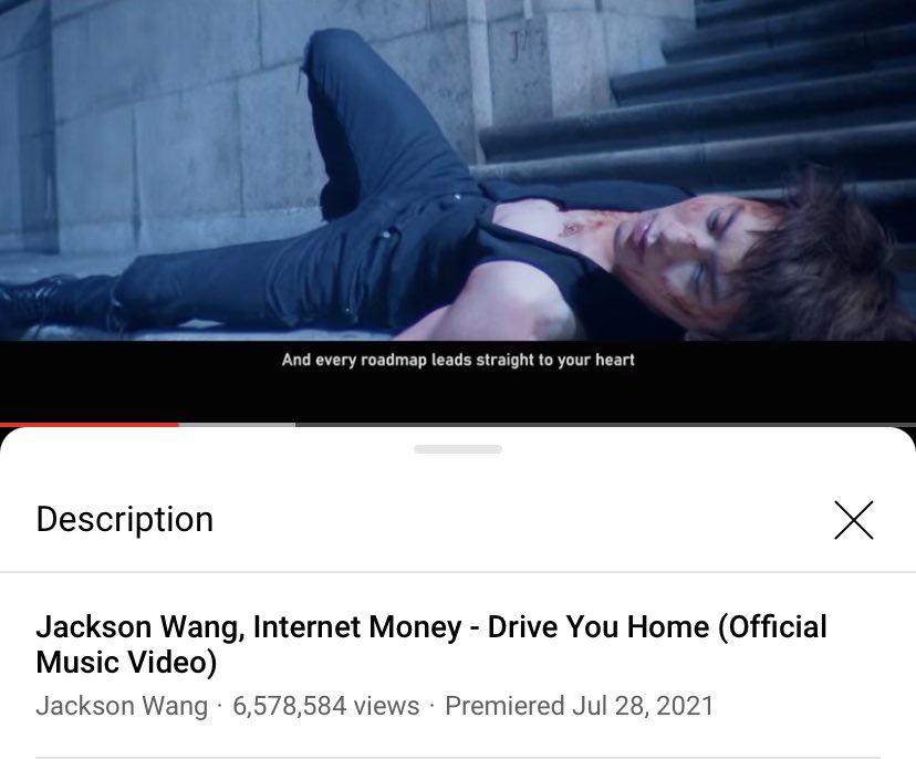 teamwangradio's tweet photo. Have you watched the #DriveYouHome MV today? 👀

It is now at 6.5M views. 👏🏻 

Let’s keep streaming this masterpiece! And please try to avoid playlists so views won’t be deleted. 😊

#JacksonWang 
#TEAMWANG 
@JacksonWang852 
@teamwangofcl 

🔗 https://t.co/zWYgjnb8cl https://t.co/Jb5gOBXHWq