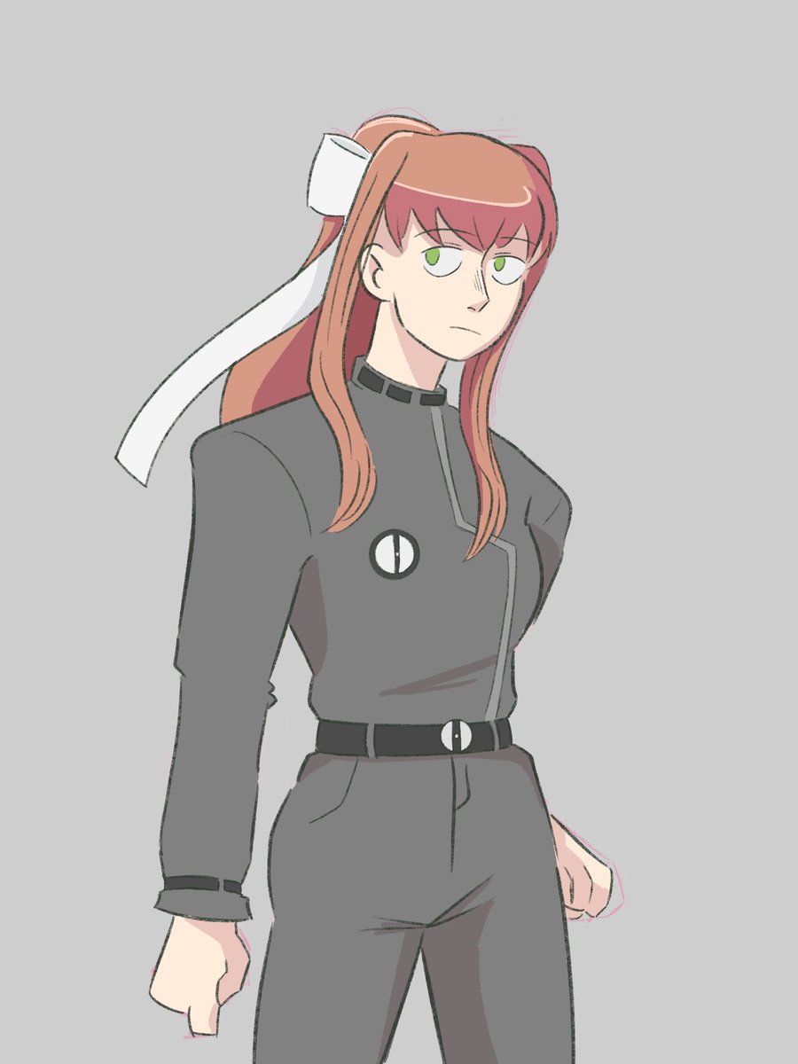 SLVR_ART's tweet photo. Aight fuck it! *puts monika in the infinity train*

#ddlc #infinity_train https://t.co/asjVrRseDJ